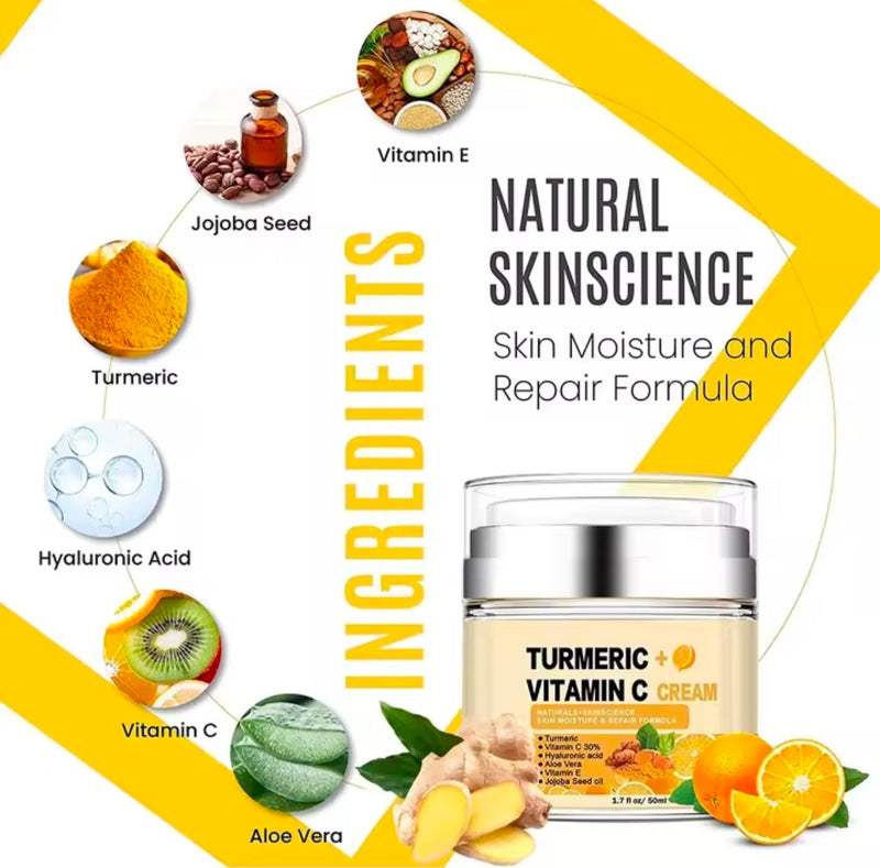 Tumeric and Vitamin C face Cream
