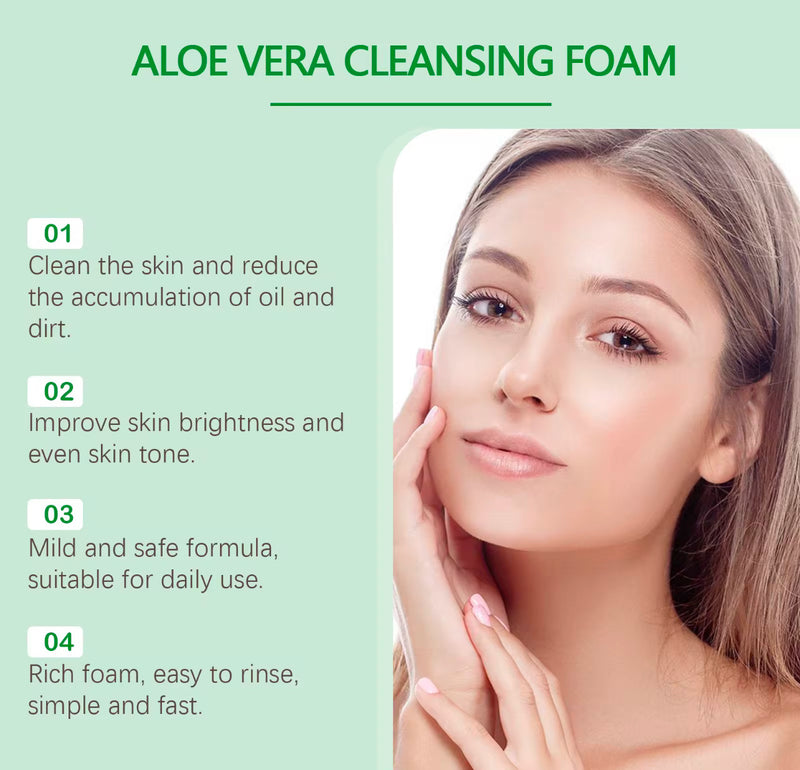 Aloe Vera face cleansing mousse