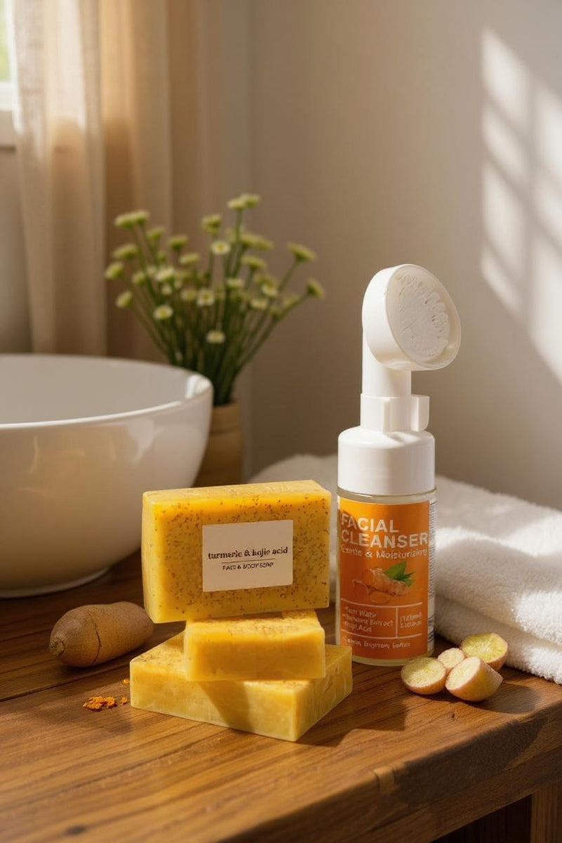 Tumeric Soap and Tumeric cleanser