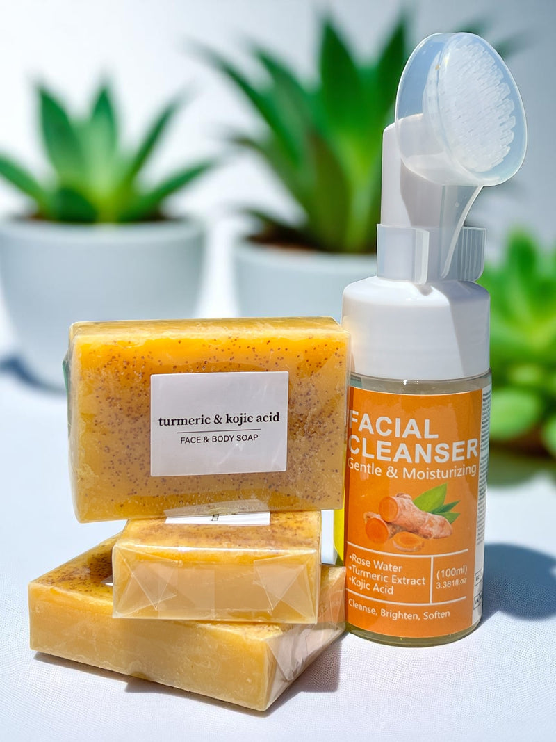 Tumeric Soap and Tumeric cleanser